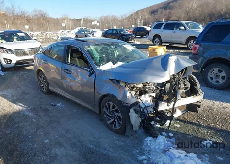 2018 Honda Civic Ex из США, поврежденный, VIN 19XFC2F73JE020916